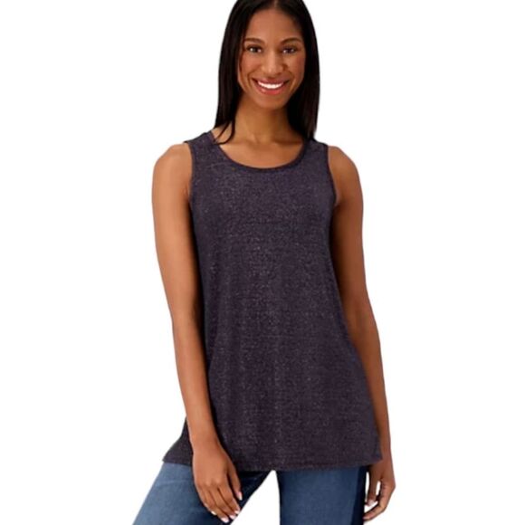 LOGO by Lori Goldstein LOUNGE SOFT AND STRETCHY 2 TANK TOPS BOTH SZ S - Picture 7 of 9